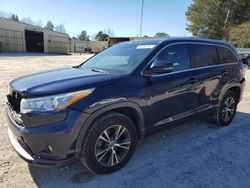 Salvage cars for sale from Copart Knightdale, NC: 2016 Toyota Highlander XLE