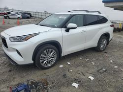 Toyota salvage cars for sale: 2022 Toyota Highlander Platinum