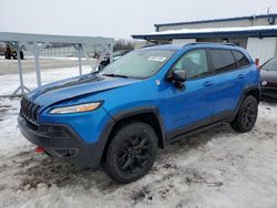 Vehiculos salvage en venta de Copart Wayland, MI: 2017 Jeep Cherokee Trailhawk