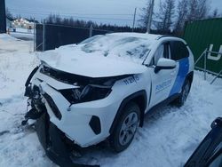 Salvage cars for sale from Copart Montreal Est, QC: 2021 Toyota Rav4 LE