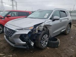 Salvage cars for sale at Elgin, IL auction: 2020 Hyundai Santa FE SEL