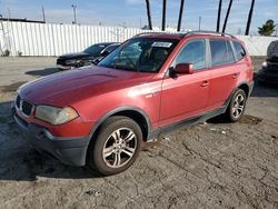 Salvage cars for sale at Van Nuys, CA auction: 2005 BMW X3 3.0I