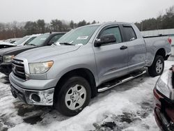 Salvage cars for sale from Copart Exeter, RI: 2011 Toyota Tundra Double Cab SR5