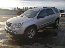 Salvage cars for sale at Windham, ME auction: 2010 GMC Acadia SL