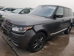 Salvage cars for sale at Grand Prairie, TX auction: 2016 Land Rover Range Rover
