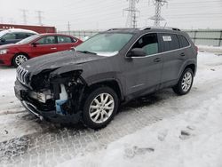 Salvage cars for sale from Copart Elgin, IL: 2015 Jeep Cherokee Limited