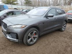 Salvage cars for sale at Davison, MI auction: 2018 Jaguar F-PACE S