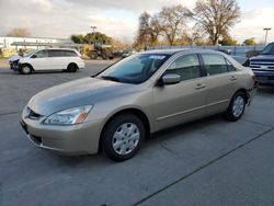 Salvage cars for sale from Copart Sacramento, CA: 2004 Honda Accord LX
