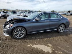 Mercedes-Benz salvage cars for sale: 2015 Mercedes-Benz C 300 4matic