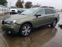 Salvage cars for sale from Copart Moraine, OH: 2018 Subaru Outback 3.6R Limited