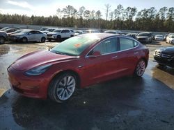 Salvage cars for sale from Copart Harleyville, SC: 2018 Tesla Model 3