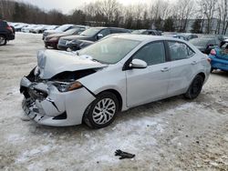 Toyota Corolla L salvage cars for sale: 2019 Toyota Corolla L