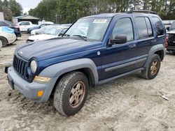 Salvage cars for sale at Seaford, DE auction: 2005 Jeep Liberty Sport