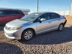 Vehiculos salvage en venta de Copart Phoenix, AZ: 2012 Honda Civic LX