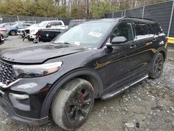 Salvage cars for sale at Waldorf, MD auction: 2020 Ford Explorer ST