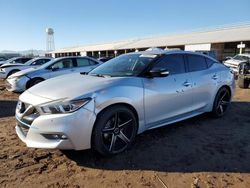 Vehiculos salvage en venta de Copart Phoenix, AZ: 2017 Nissan Maxima 3.5S