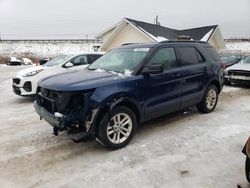 Salvage cars for sale from Copart Northfield, OH: 2017 Ford Explorer