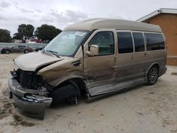 Salvage cars for sale from Copart Hayward, CA: 2013 Chevrolet Express G1500 3LT