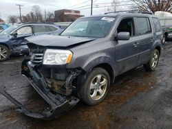 Salvage cars for sale at New Britain, CT auction: 2015 Honda Pilot EXL