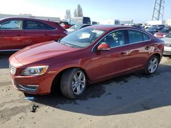 Salvage cars for sale at Vallejo, CA auction: 2014 Volvo S60 T5