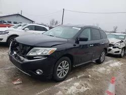 Salvage cars for sale at Dyer, IN auction: 2016 Nissan Pathfinder S