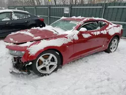 Salvage cars for sale from Copart Candia, NH: 2018 Chevrolet Camaro LT
