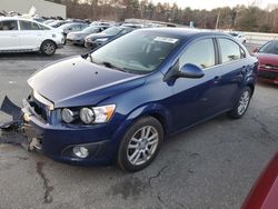 Salvage cars for sale from Copart Exeter, RI: 2014 Chevrolet Sonic LT