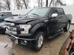 Salvage cars for sale at Bridgeton, MO auction: 2016 Ford F150 Supercrew