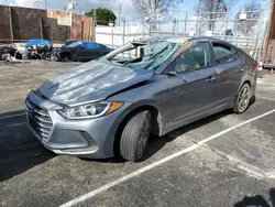 Salvage cars for sale at Wilmington, CA auction: 2018 Hyundai Elantra SEL