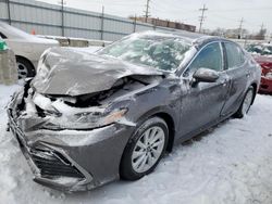 Salvage cars for sale at Chicago Heights, IL auction: 2023 Toyota Camry LE