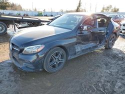 Salvage cars for sale from Copart Ontario Auction, ON: 2019 Mercedes-Benz C 300 4matic