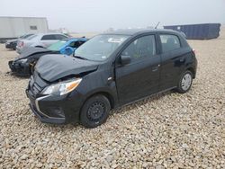 Salvage cars for sale at Temple, TX auction: 2022 Mitsubishi Mirage ES