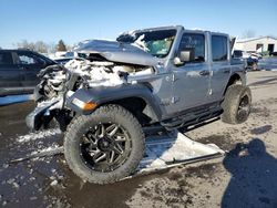 Salvage cars for sale from Copart Glassboro, NJ: 2019 Jeep Wrangler Unlimited Sport