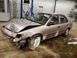 Salvage cars for sale from Copart Wheeling, IL: 2000 Toyota Corolla VE