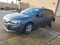 Salvage cars for sale at Gaston, SC auction: 2019 Subaru Impreza