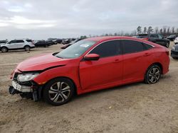 Salvage cars for sale at Houston, TX auction: 2018 Honda Civic LX