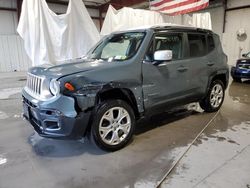 Salvage cars for sale from Copart Albany, NY: 2018 Jeep Renegade Limited