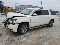 Salvage cars for sale from Copart Bismarck, ND: 2015 Chevrolet Suburban K1500 LTZ
