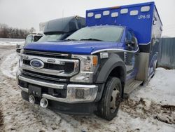 Salvage trucks for sale at Des Moines, IA auction: 2020 Ford F450 Super Duty