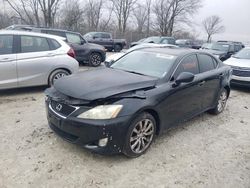 Salvage cars for sale from Copart Cicero, IN: 2008 Lexus IS 250