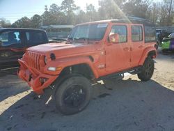 Salvage cars for sale from Copart Savannah, GA: 2018 Jeep Wrangler Unlimited Sport