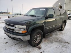 Salvage cars for sale at Nisku, AB auction: 2001 Chevrolet Suburban K2500