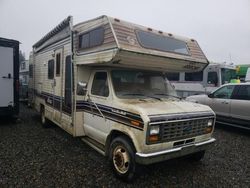 Salvage cars for sale from Copart Graham, WA: 1986 Tioga 1986 Ford Econoline E350 Cutaway Van