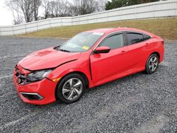 Honda salvage cars for sale: 2019 Honda Civic LX