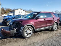 Ford salvage cars for sale: 2018 Ford Explorer XLT