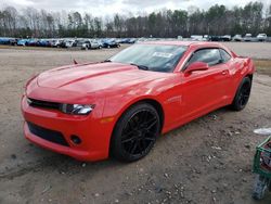 Salvage cars for sale from Copart Charles City, VA: 2015 Chevrolet Camaro LT