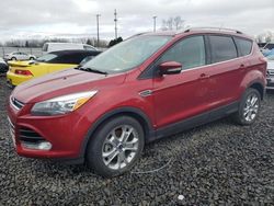 Salvage cars for sale at Portland, OR auction: 2014 Ford Escape Titanium