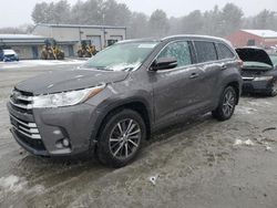 Toyota salvage cars for sale: 2017 Toyota Highlander SE