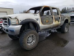 Ford F250 salvage cars for sale: 2005 Ford F250 Super Duty