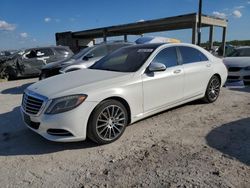 Salvage cars for sale from Copart West Palm Beach, FL: 2016 Mercedes-Benz S 550 4matic